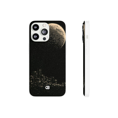 Lunar Metropolis Nocturne · Lite Phone Case for iPhone ·  Black