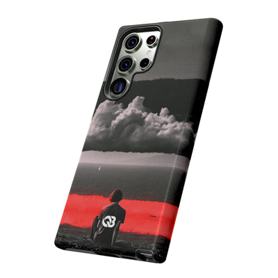 Crimson Horizon · Tough Phone Case for Samsung · Black