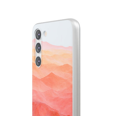 Alpenglow Ridge Vista · Lite Phone Case for Samsung · Orange