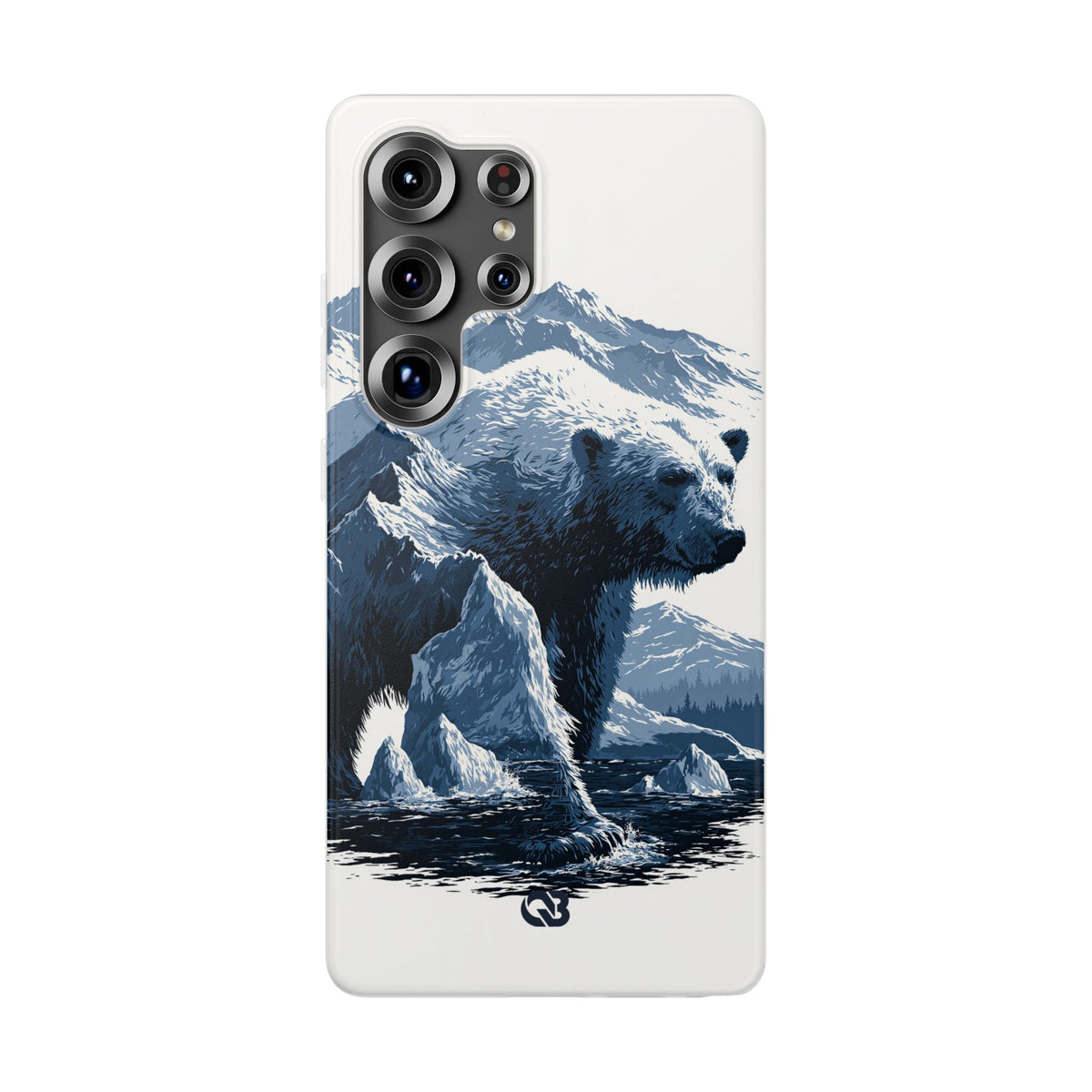 Fjord Summit Bear · Lite Phone Case for Samsung · Blue