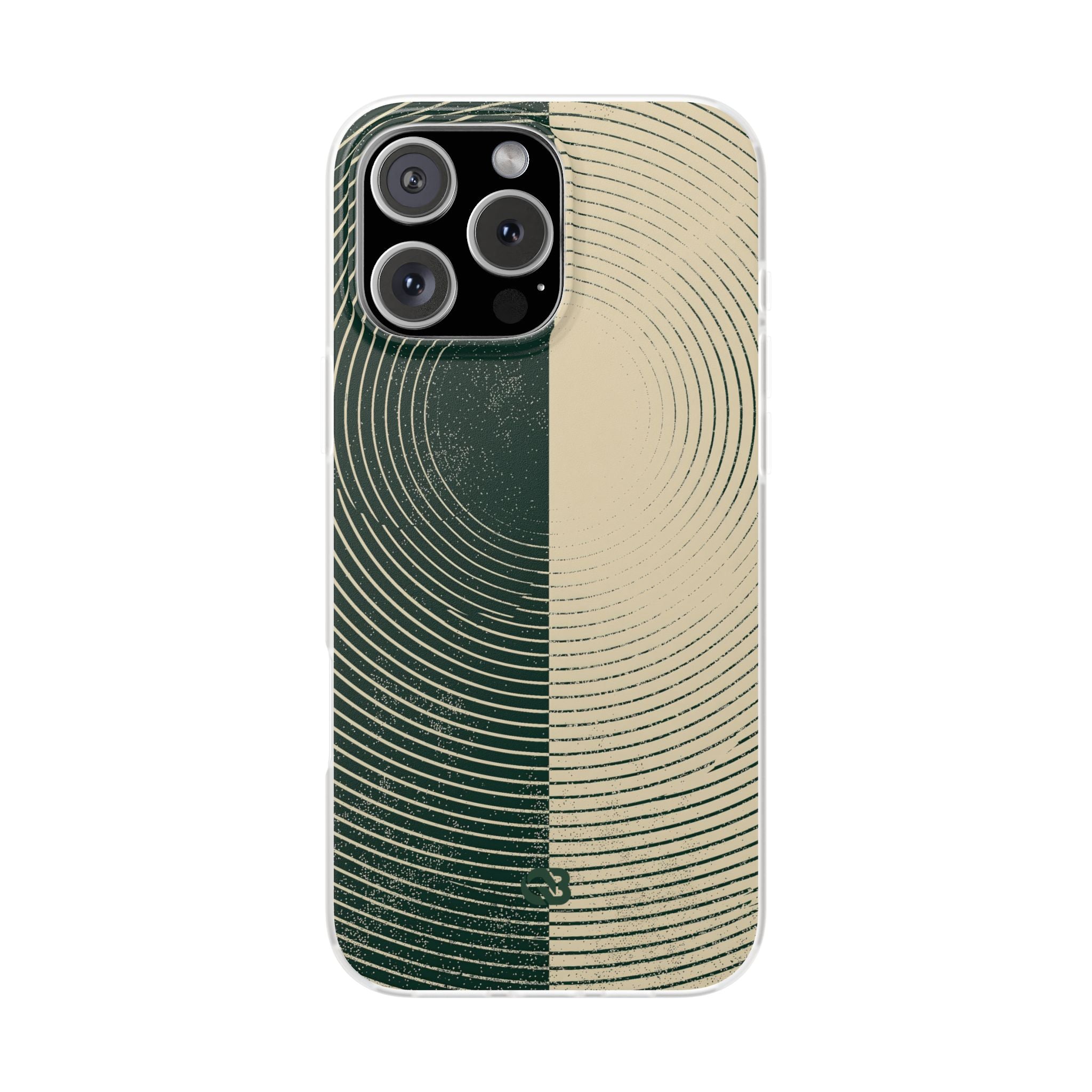 Green Lite Phone Case for iPhone - Evergreen Split Grain