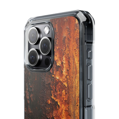 Orange Impact MagSafe Phone Case for iPhone - Oxidized Iron Crust