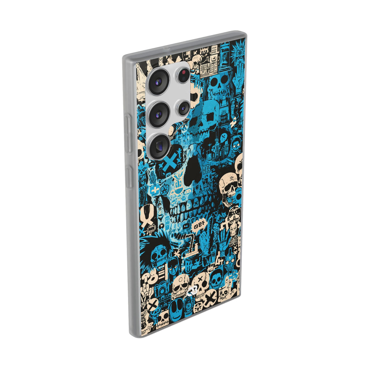 Electric Skull Graffiti · Lite Phone Case for Samsung · Blue