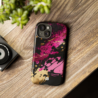 Magenta Liquid Gold · Tough Fundas para teléfono para iPhone
