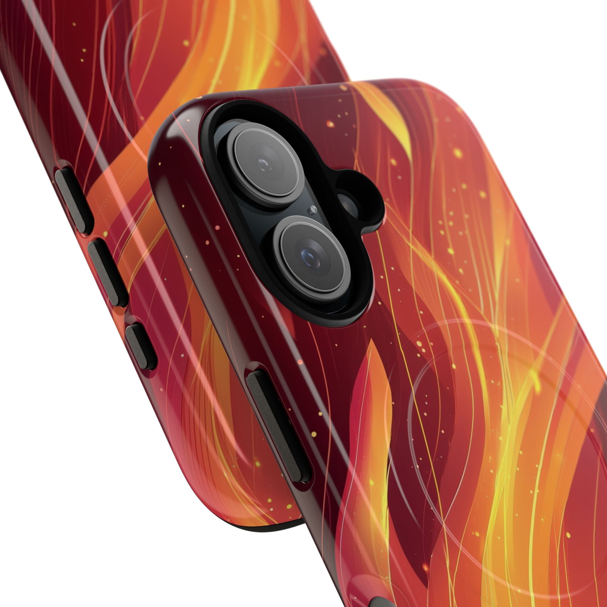 Flaming Flow iPhone 16 Case - Tough+ - CASE•BOB