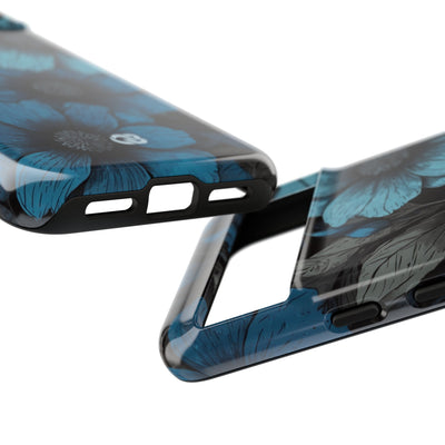 Obsidian Blue Petals · Tough Phone Case for Google Pixel