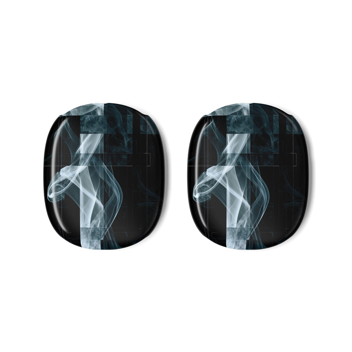 Fractured Smoke · Hard Case for AirPods Max · Black