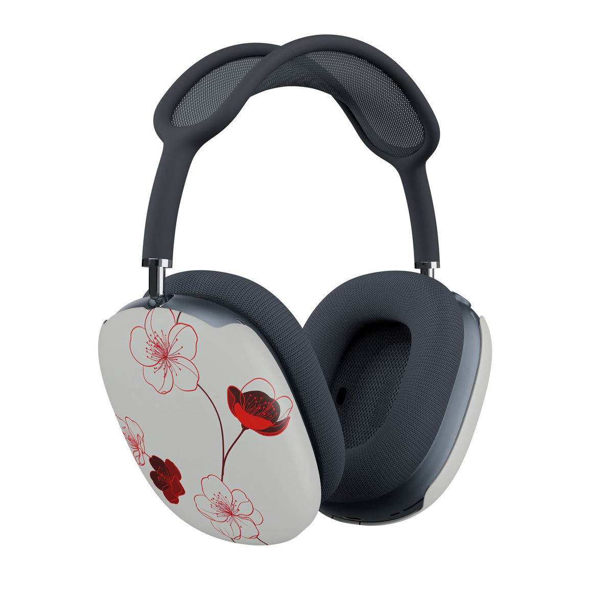 Crimson Sakura Blossom · Hard Case for AirPods Max · Red