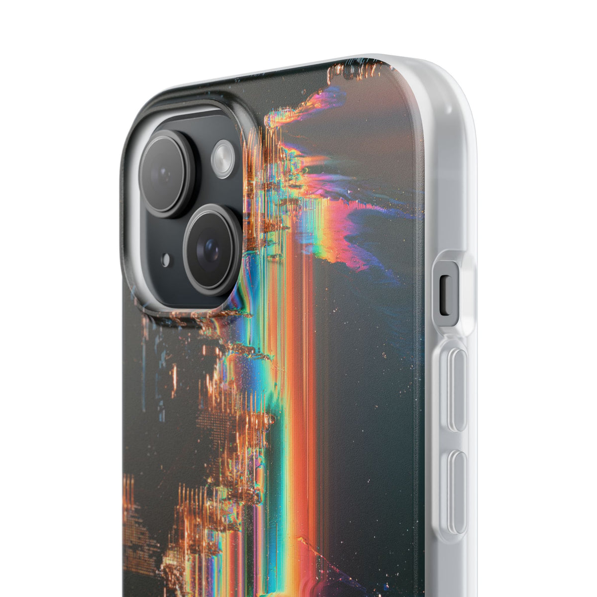 Prismatic Circuit · Lite Phone Case for iPhone ·  Black