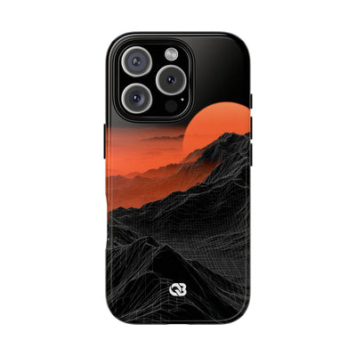 Solar Ridge Mesh · Tough Phone Case for iPhone · Black