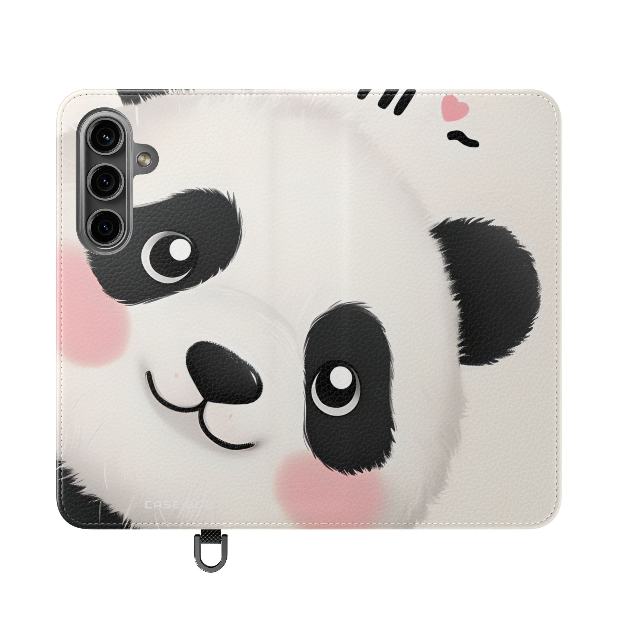 Peeking Panda Blush - Samsung S24 Case - Wallet