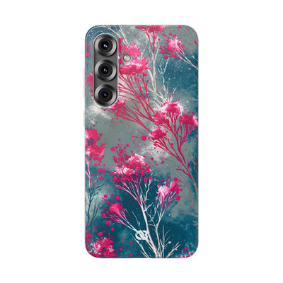 Cyber Blossom · Lite Phone Case for Samsung · Teal