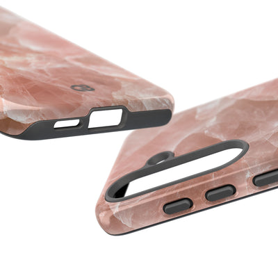 Rose Quartz Facet · Tough Phone Case for Samsung · Pink