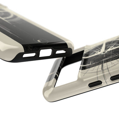 Orbital Meridian · Tough Phone Case for Pixel ·  Beige