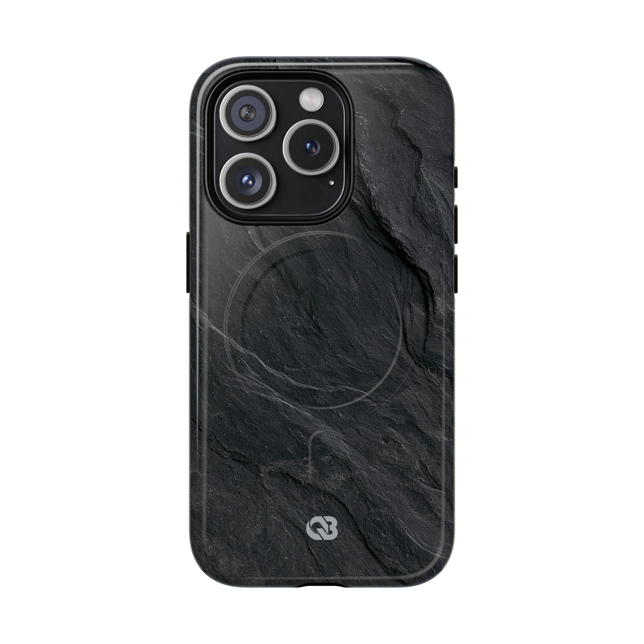 Black Tough 2.0 Magsafe Phone Case for iPhone - Midnight Slate Ridge