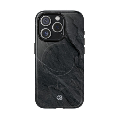 Black Tough 2.0 Magsafe Phone Case for iPhone - Midnight Slate Ridge