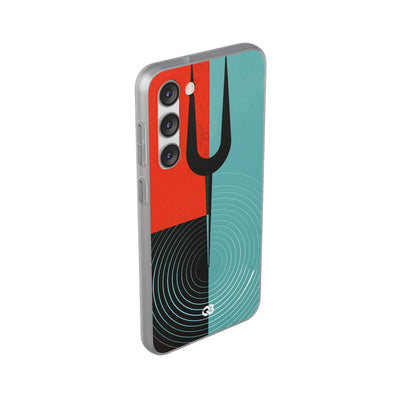 Teal Lite Phone Case for Samsung - Sonic Static Split
