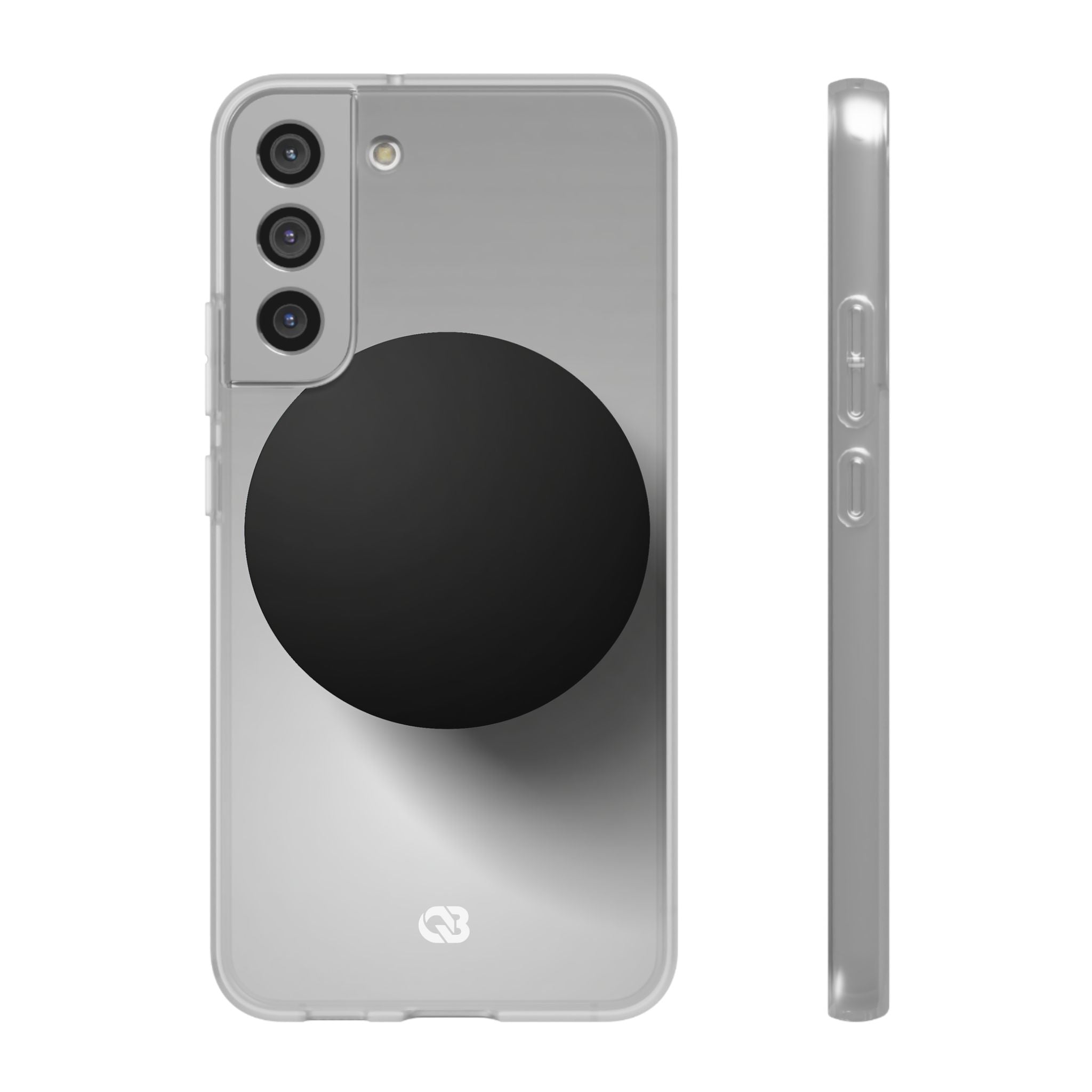 Grey Lite Phone Case for Samsung - Matte Onyx Sphere