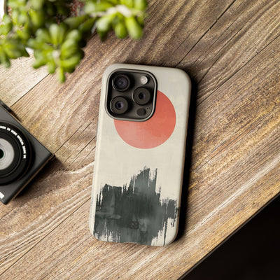 Crimson Sun Strokes · Coque de téléphone Tough pour iPhone
