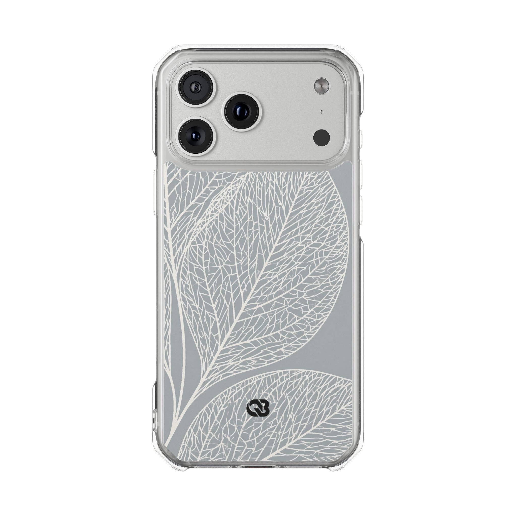 Grey Impact MagSafe Phone Case for iPhone - Frosted Ash Veins
