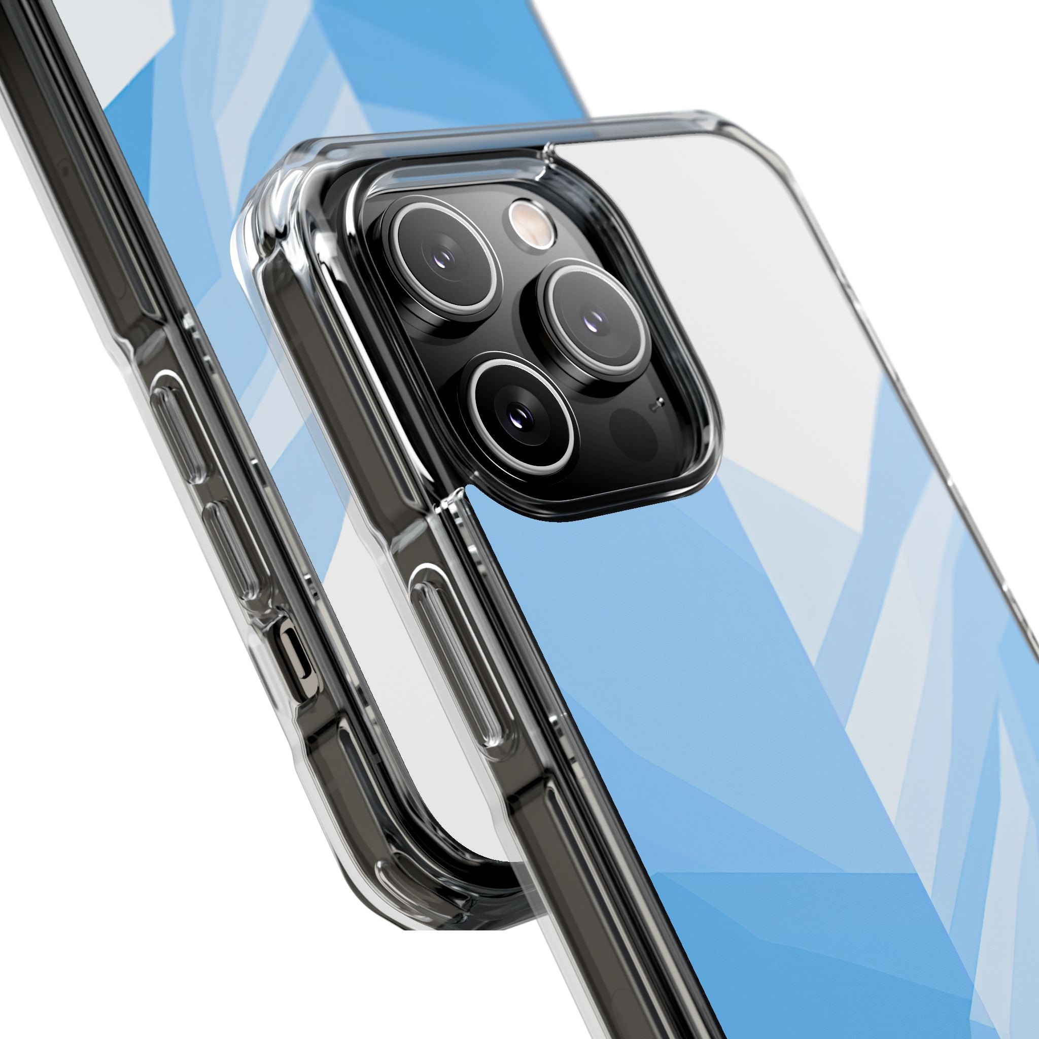Blue Impact MagSafe Phone Case for iPhone - Arctic Glacial Ridge