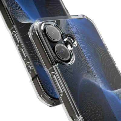 Blue Impact MagSafe Phone Case for iPhone - Electric Blue Flux