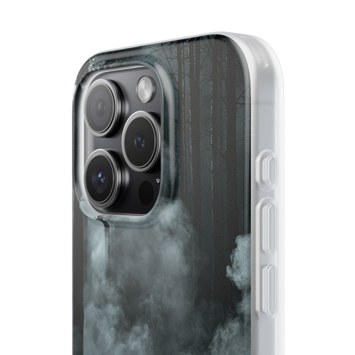 Shadowed Pine Mist · Lite Phone Case for iPhone ·  Black
