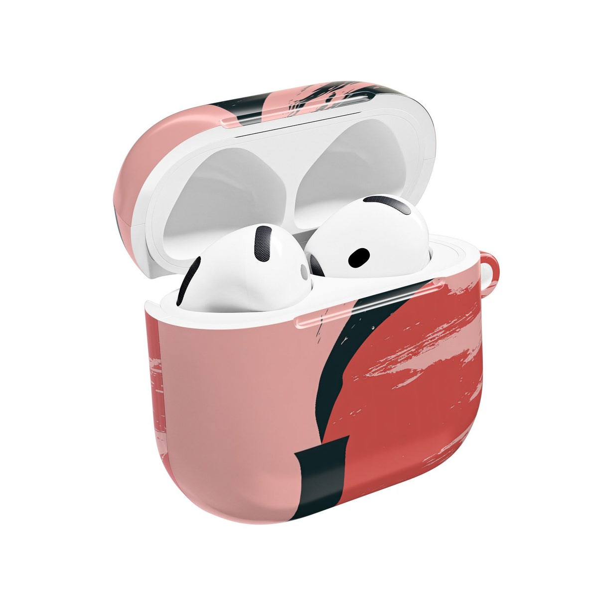 Crimson Horizon · Hard Case for AirPods & AirPods Pro · Red