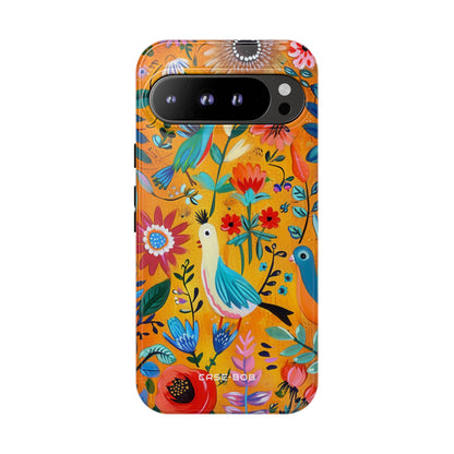 Colorful Birds Bloom Google Pixel 9 Pro XL Case - Tough