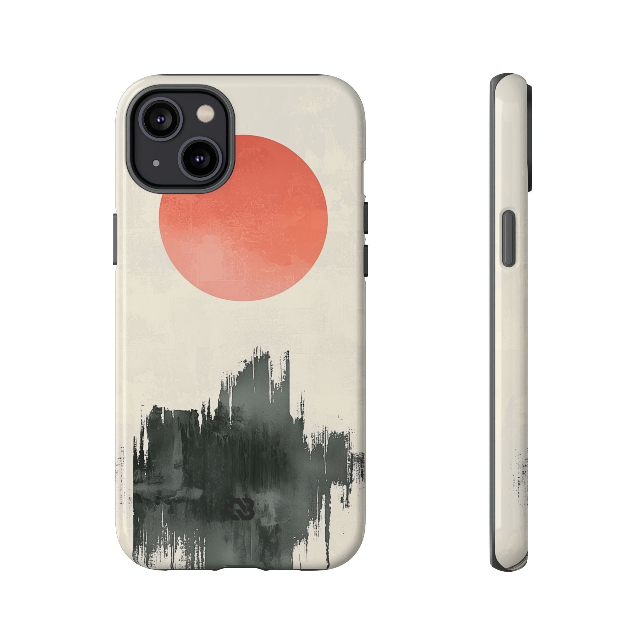 Crimson Sun Strokes · Coque de téléphone Tough pour iPhone