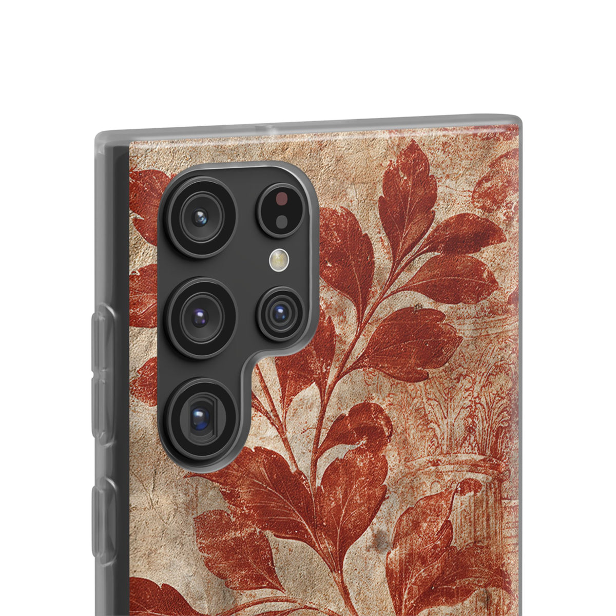 Terracotta Botanical Fresco · Lite Phone Case for Samsung · Red