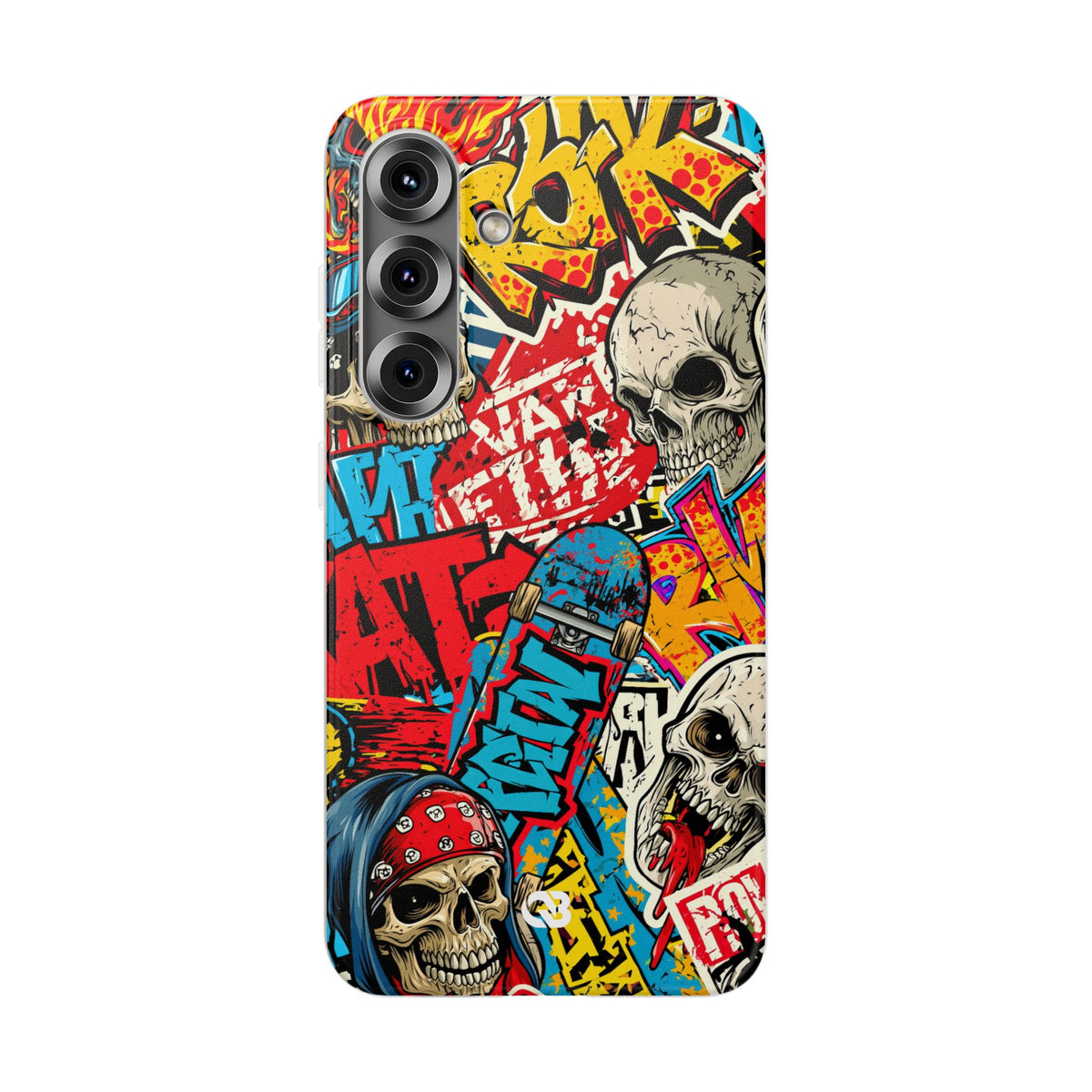 Skate Skull Riot · Lite Phone Case for Samsung · Red