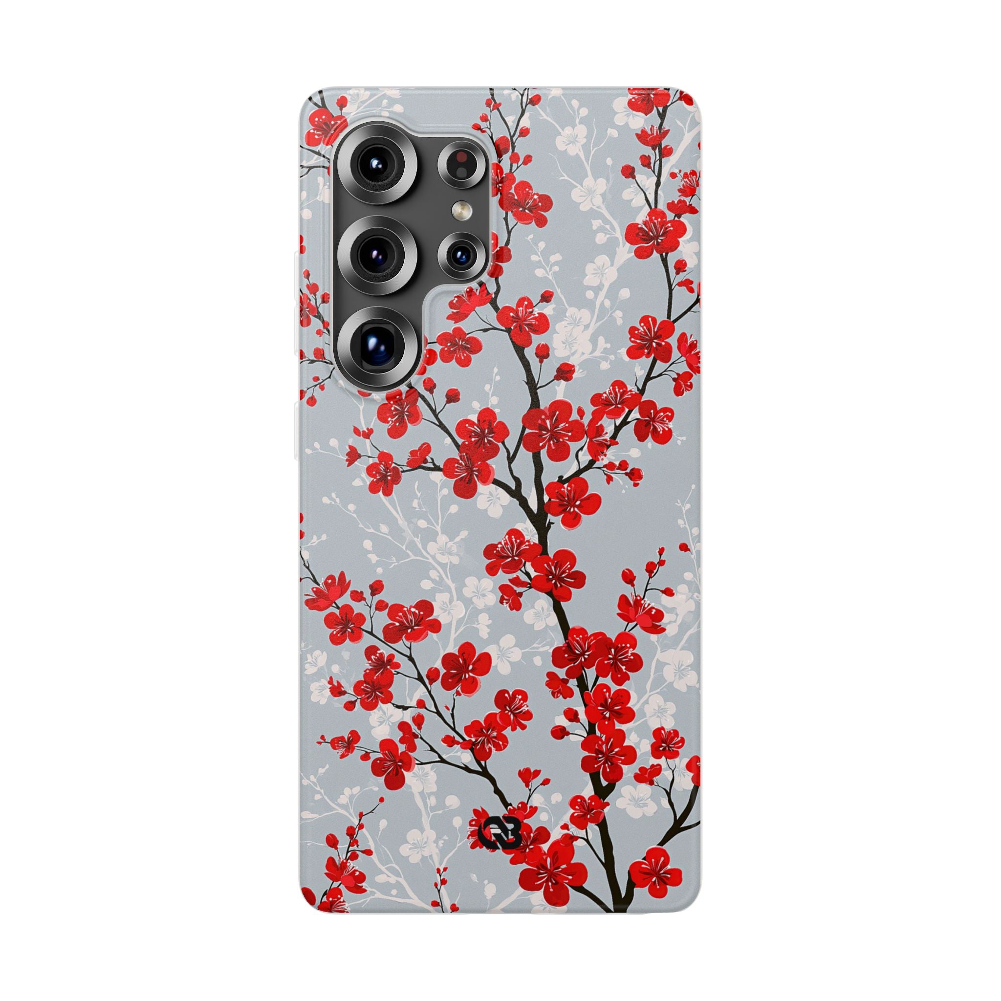 Grey Lite Phone Case for Samsung - Crimson Sakura Slate