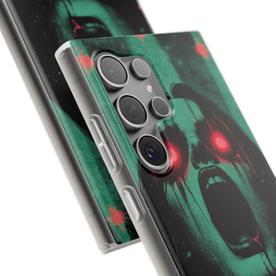 Crimson Emerald Scream · Soft Phone Case for Samsung