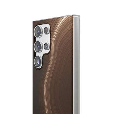 Brown Lite Phone Case for Samsung - Bronzed Canyon Relief