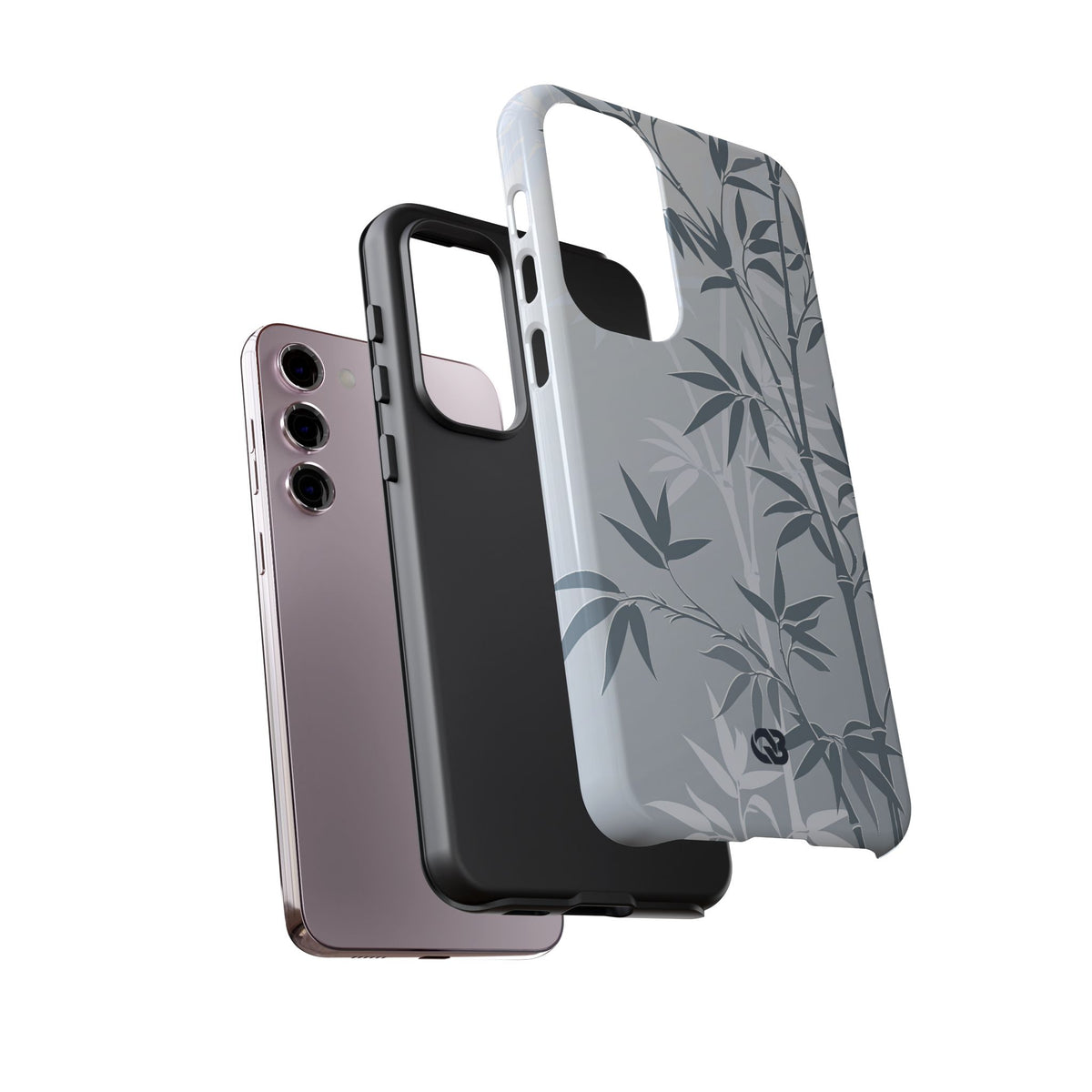 Misty Bamboo Grove · Tough Phone Case for Samsung · Blue