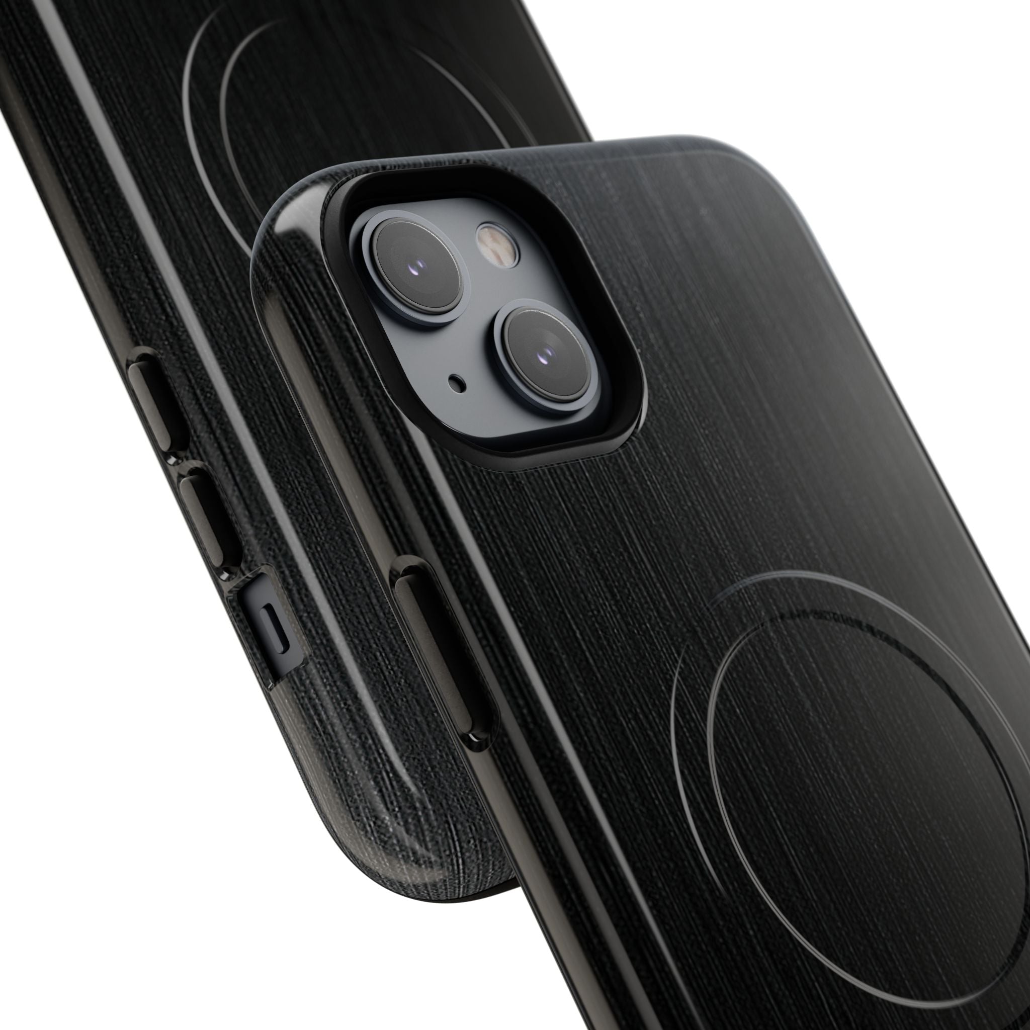 Black Tough 2.0 Magsafe Phone Case for iPhone - Brushed Obsidian Slate