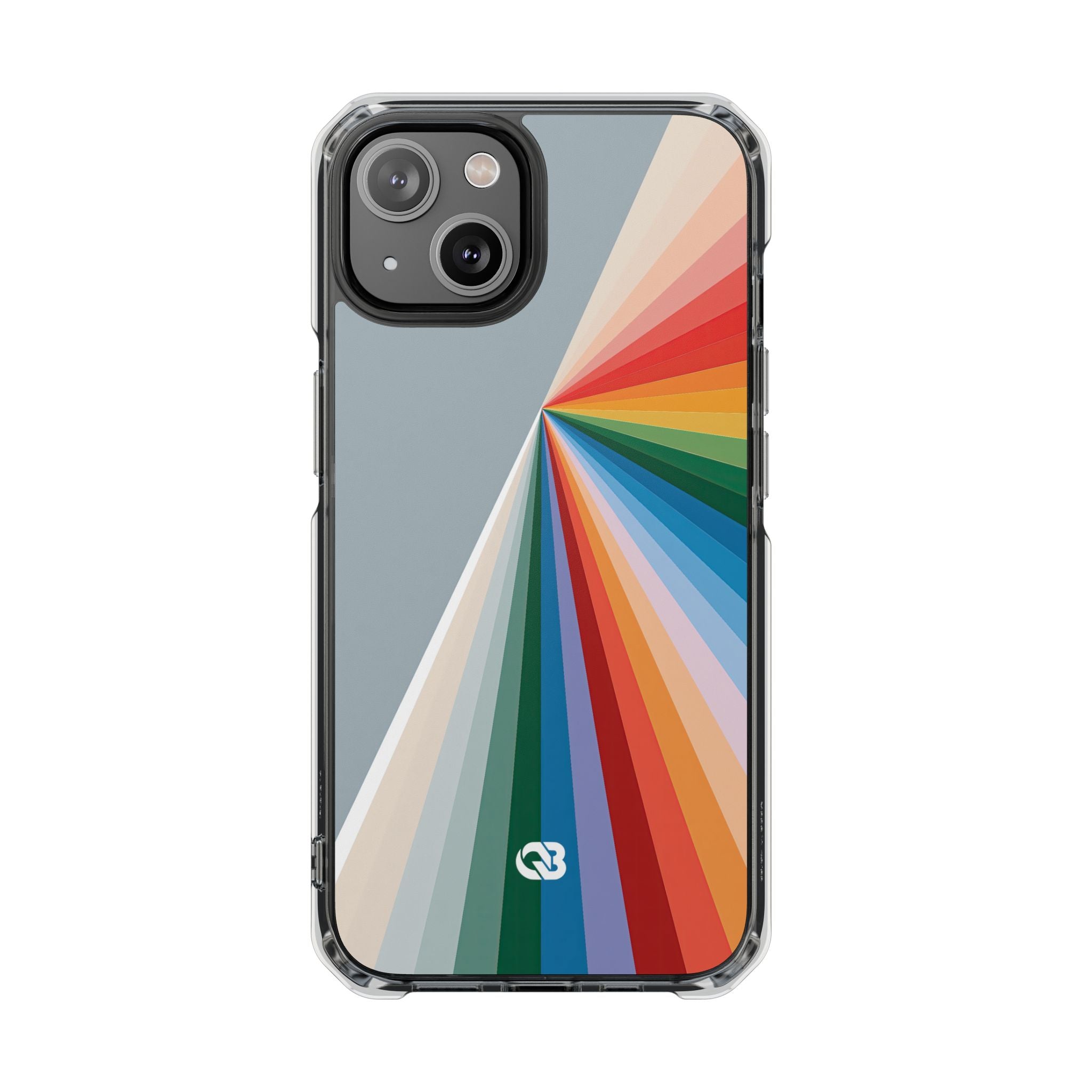 Grey Impact MagSafe Phone Case for iPhone - Slate Prism Burst