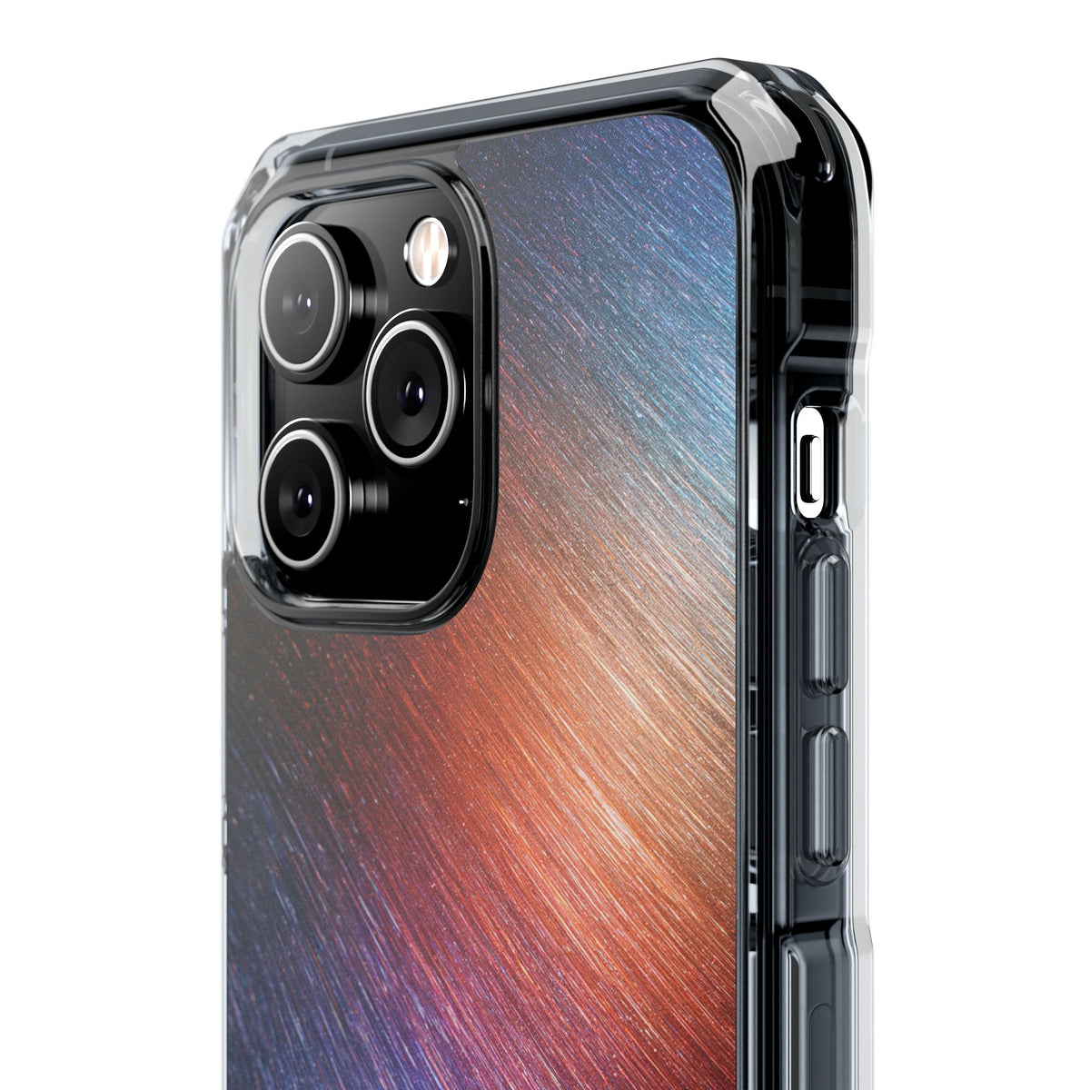 Radiant Energy Stream · Clear Impact Magnetic Phone Case for iPhone · Blue