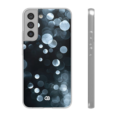 Black Lite Phone Case for Samsung - Silver Orbit Glow