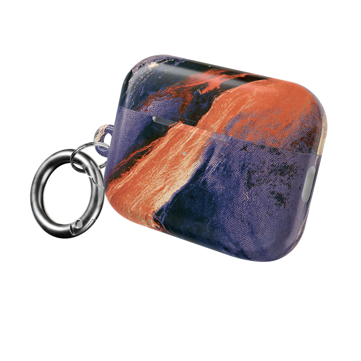 Solar Aura Drift · Hard Case for AirPods & AirPods Pro · Orange