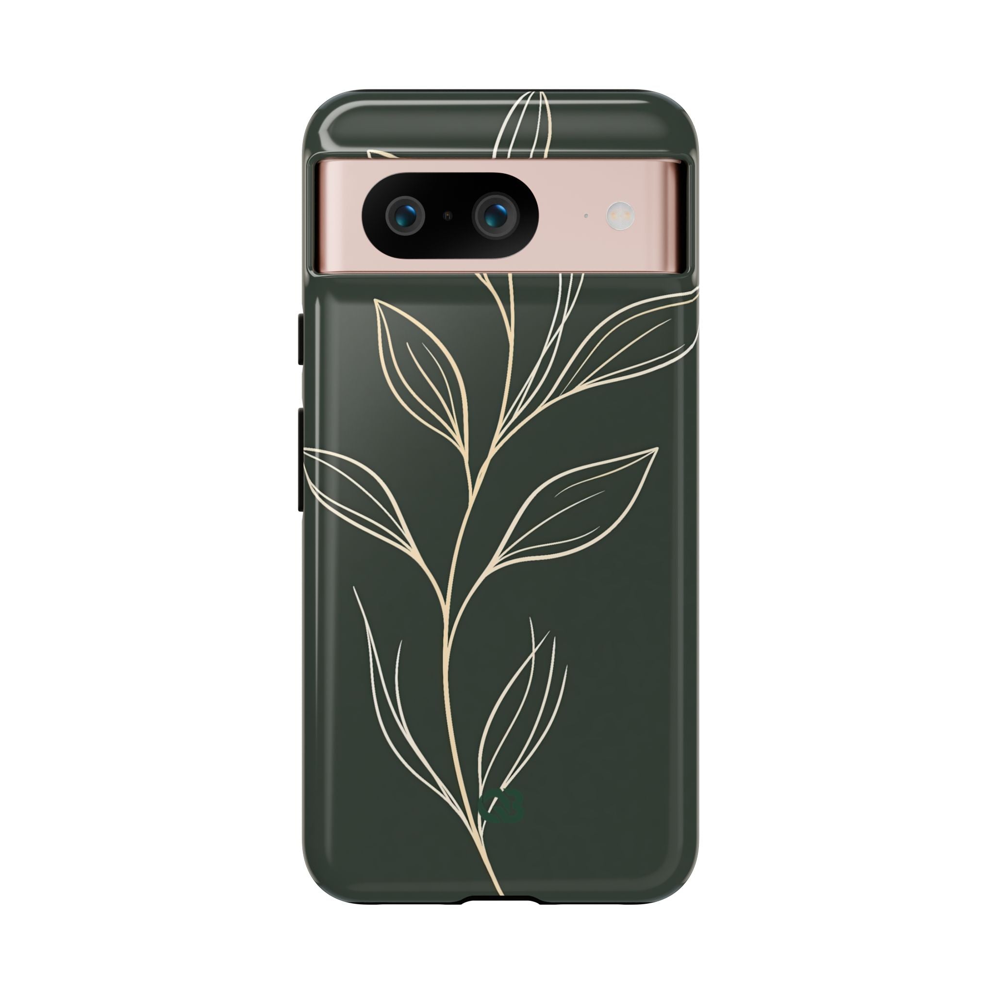 Green Tough Phone Case for Google Pixel - Deep Moss Willow