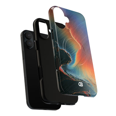 Prismatic Aura Shift · Tough 2.0 Magnetic Phone Case for iPhone · Blue
