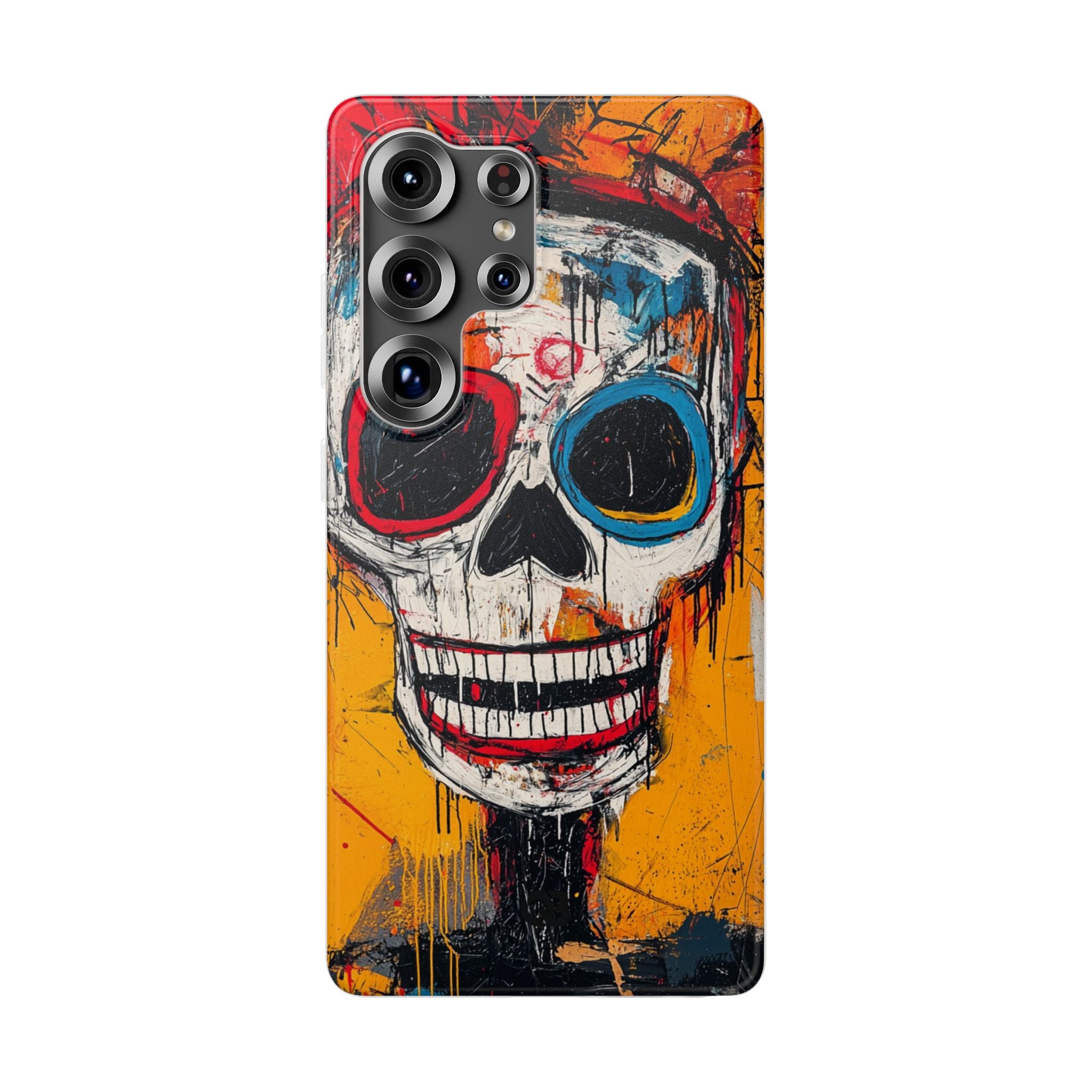 Vivid Graffiti Skull · Soft Coque de téléphone pour Samsung