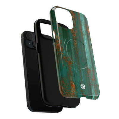 Oxidized Verdigris · Tough 2.0 Magnetic Phone Case for iPhone · Teal