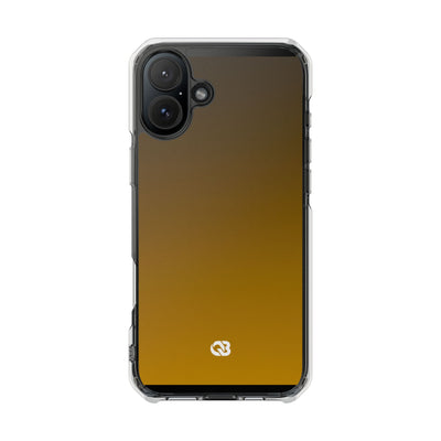 Golden Umber · Clear Impact Magnetic Phone Case for iPhone · Gold