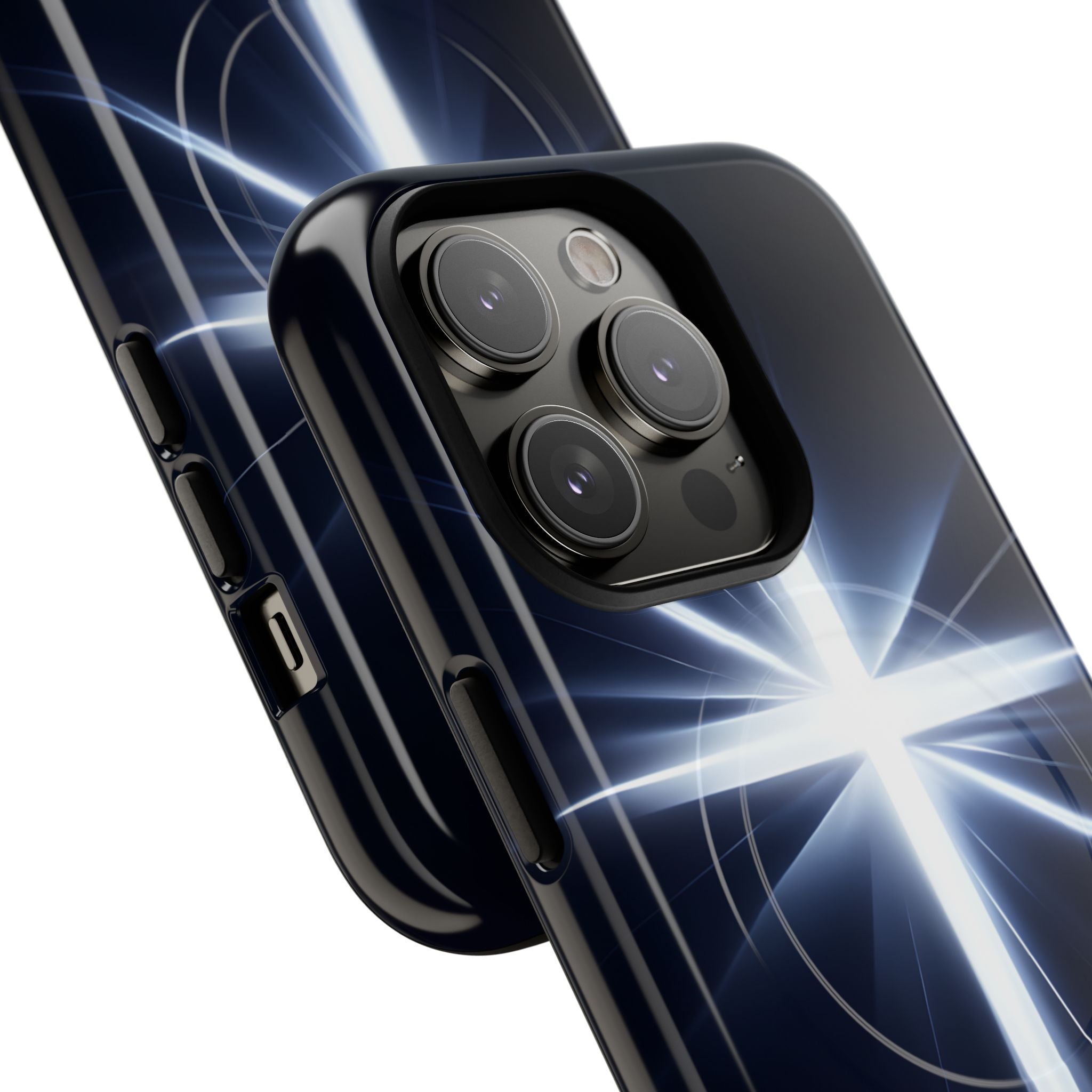 Glowing Crossburst iPhone 14 Pro Case - Tough+