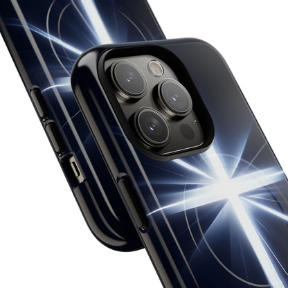 Glowing Crossburst iPhone 14 Pro Case - Tough+