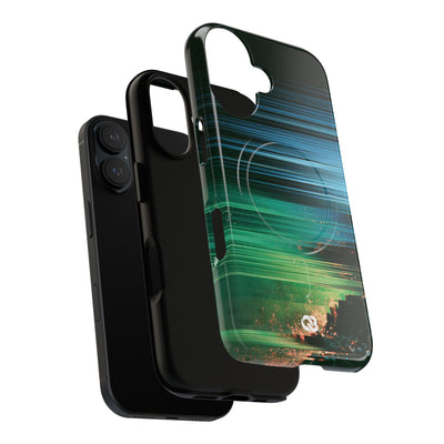 Digital Shoreline Drift · Tough 2.0 Magnetic Phone Case for iPhone · Teal