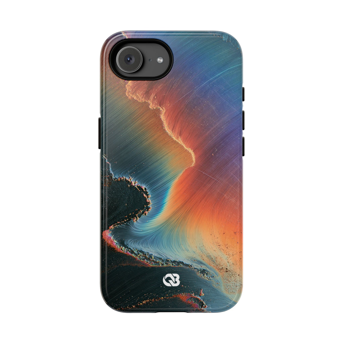 Prismatic Aura Shift · Tough Phone Case for iPhone · Blue